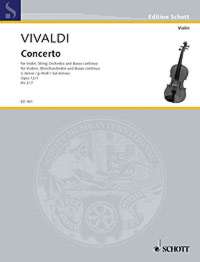 Vivaldi Concerto Op12 No1 Gmin Fi/211 Nachez Vn&pf Sheet Music Songbook