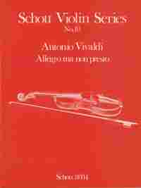 Vivaldi Allegro Ma Non Presto (bergmann) Violin Sheet Music Songbook
