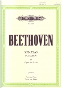 Beethoven Sonatas Vol 2 Joachim Violin & Piano Sheet Music Songbook