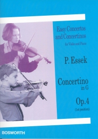 Essek Concertino G Op4 Violin Sheet Music Songbook