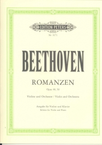 Beethoven Romances Op40 G/op50 F Oistrakh Violin Sheet Music Songbook