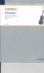 Handel Sonatas Vol 1 Violin Sheet Music Songbook