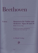Beethoven Romances Op40 G/op50 F Kojima Violin Sheet Music Songbook