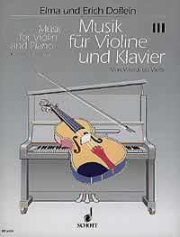 Doflein Music Vln &pf Vol 3 From Vivaldi To Viotti Sheet Music Songbook