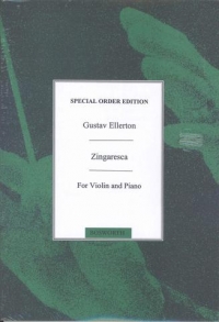 Ellerton Zingaresca Op15 No 2 Violin Sheet Music Songbook