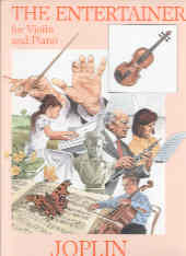 Entertainer Joplin Violin & Piano Sheet Music Songbook
