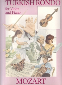 Mozart Turkish Rondo Violin & Piano Sheet Music Songbook