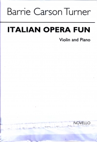 Italian Opera Fun Book Violin Sheet Music Songbook