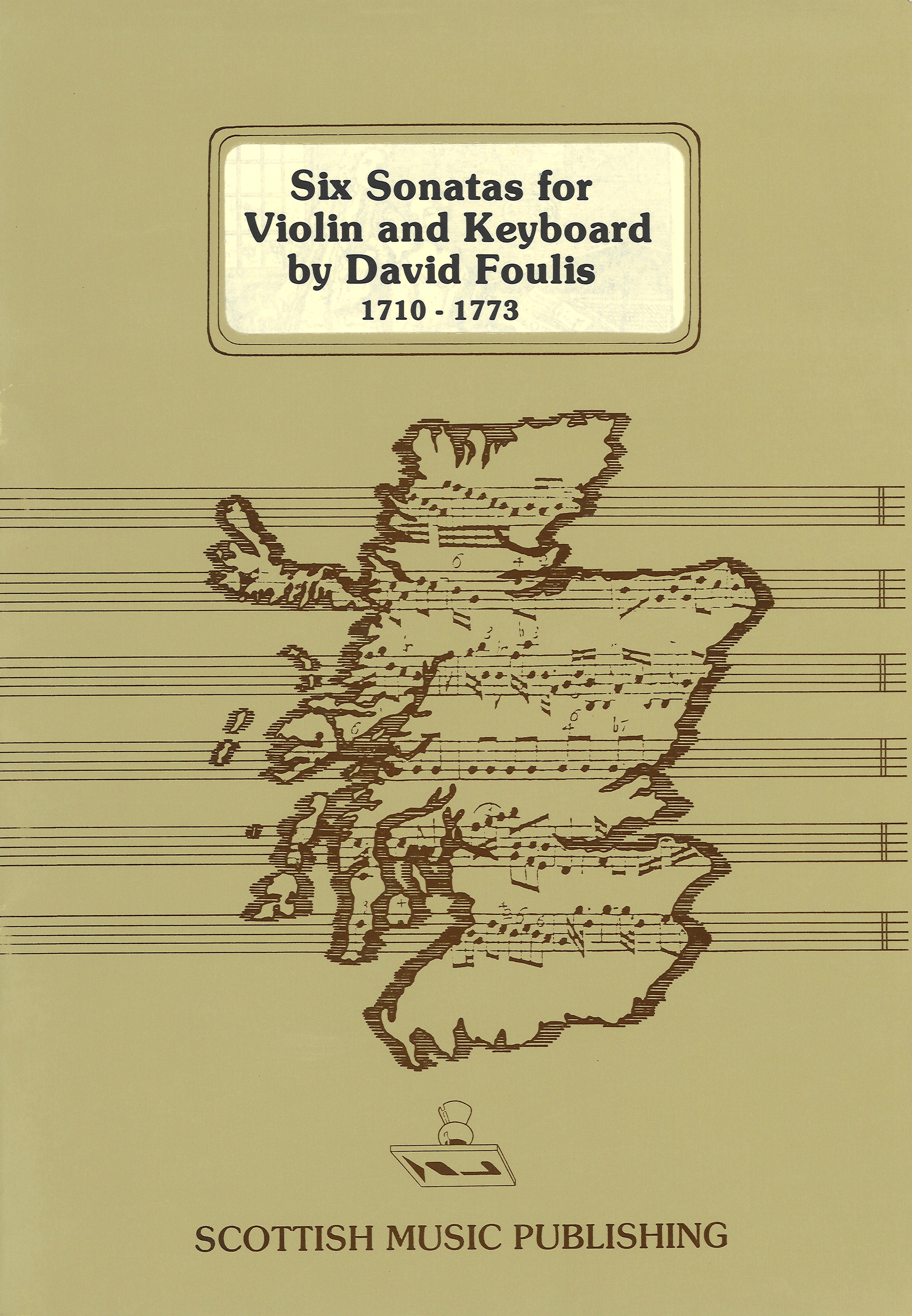 Foulis Six Sonatas Violin & Keyboard (piano) Sheet Music Songbook