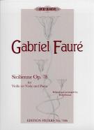Faure Sicilienne Op78 Howat Violin (or Viola)/pno Sheet Music Songbook