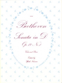 Beethoven Sonata Op12 No 1 D Neaman Violin & Pf Sheet Music Songbook