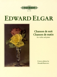 Elgar Chanson De Nuit & Chanson De Matin Violin Sheet Music Songbook