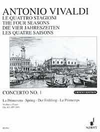 Vivaldi 4 Seasons Op8 No 1 Spring Violin Sheet Music Songbook