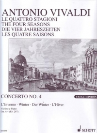 Vivaldi Concerto Op8 No 4 Fmin Winter Violin Sheet Music Songbook