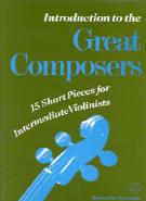 Introduction To The Great Composers 15 Pieces Vln Sheet Music Songbook