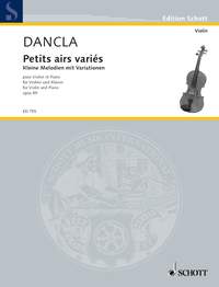 Dancla Kleine Melodien Mit Variationen Op89 Violin Sheet Music Songbook