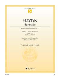 Haydn Serenade Violin Sheet Music Songbook