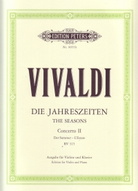 Vivaldi Concerto Op8 No 2 Gmin Kolneder Summer Vln Sheet Music Songbook
