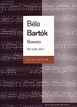 Bartok Sonata Solo Violin Urtext Edition Sheet Music Songbook