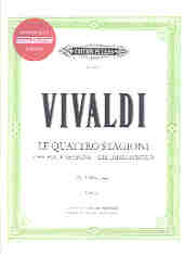 Vivaldi 4 Seasons Op8 No1-4 Bk & Cd Music Partners Sheet Music Songbook