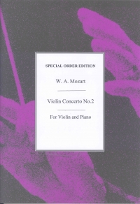Mozart Concerto K211 No2 D Simplified Rokos Violin Sheet Music Songbook