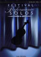 Festival Performance Solos Violin Vol 1 Sheet Music Songbook