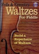 Folk & Country Waltzes For Fiddle Courtiere Bk&cd Sheet Music Songbook