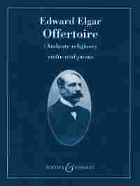 Elgar Offertoire (andante Religioso) Violin & Pno Sheet Music Songbook