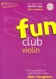Fun Club Violin Grade 1-2 Teacher Book & Cd Sheet Music Songbook