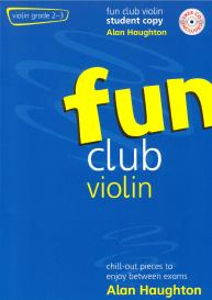 Fun Club Violin Grade 2-3 Student Book & Cd Sheet Music Songbook