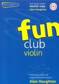 Fun Club Violin Grade 2-3 Teacher Book & Cd Sheet Music Songbook