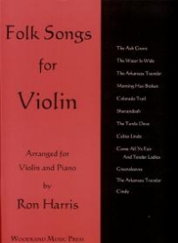 Folk Songs For Violin Harris Violin & Piano Sheet Music Songbook