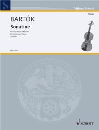 Bartok Sonatine Violin & Piano Sheet Music Songbook