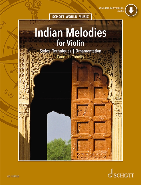 Indian Melodies Violin Connolly Book & Audio Sheet Music Songbook