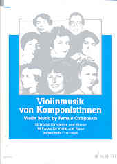 Female Composers Violin & Piano Sheet Music Songbook