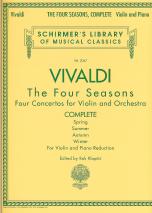 Vivaldi Four Seasons Complete 4 Concertos Violin Sheet Music Songbook