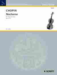 Chopin Nocturne Op27 No 2 Wilhelm Violin & Piano Sheet Music Songbook