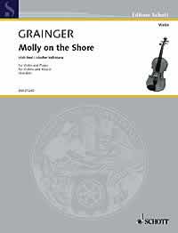 Grainger Molly On The Shore Violin & Piano Sheet Music Songbook