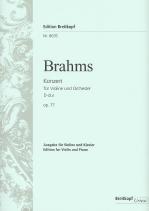 Brahms Concerto Op77 D Joachim/zehetmair Vln & Pf Sheet Music Songbook