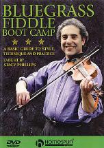 Bluegrass Fiddle Boot Camp Basic Guide Dvd Sheet Music Songbook