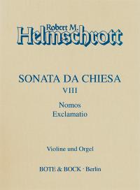 Helmschrott Sonata Da Chiesa Viii  Violin Sheet Music Songbook