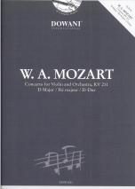 Mozart Concerto K211 D Violin/orch Red Pf Bk & Cd Sheet Music Songbook