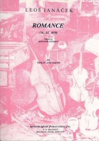 Janacek Romance (16 Xi 1879) Violin & Piano Sheet Music Songbook