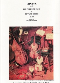 Grieg Violin Sonata Op13 G Violin & Piano Sheet Music Songbook