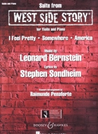 Bernstein West Side Story Suite Violin And Piano Sheet Music Songbook