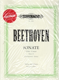 Beethoven Sonata Fmajor Op24 Music Partner Bk & Cd Sheet Music Songbook