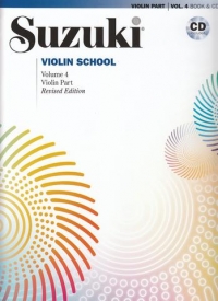 Suzuki Violin School Vol 4 Violin Pt + Cd Revised Sheet Music Songbook