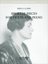 Clarke Shorter Pieces For Violin & Piano Sheet Music Songbook