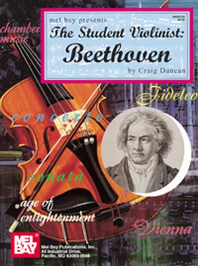 Student Violinist Beethoven Violin & Piano Duncan Sheet Music Songbook