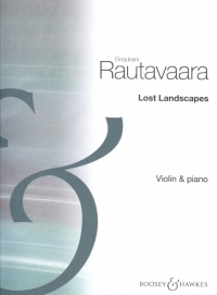 Rautavaara Lost Landscapes Violin & Piano Sheet Music Songbook